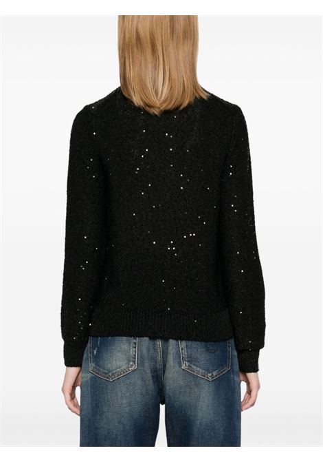 Black sequin-embellished cardigan Comme des garcons - women COMME DES GARCONS COMME DES GARCONS | RNN5131